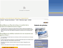 Tablet Screenshot of duna-blanca.com